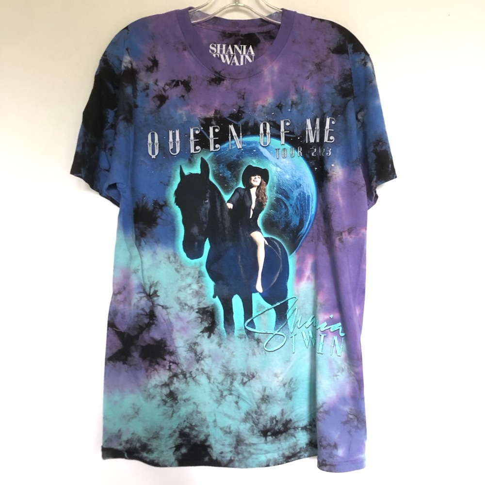 Shania Twain Queen of Me Tour 2023 Tie Dye T shirt